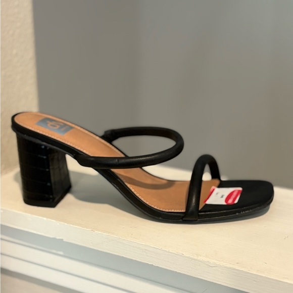 DV By Dolce Vita Womens Halsty Faux Leather Animal Print Block Heel Sz 11 - Picture 2 of 9